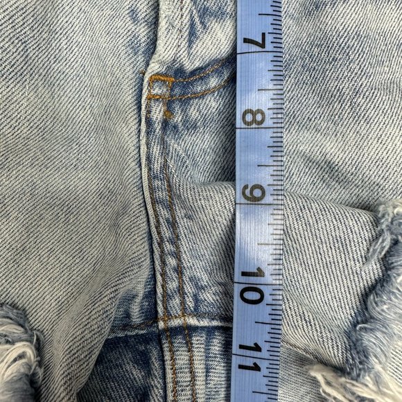 Agolde Parker Vintage Cut Off Shorts, Size 25 - Picture 7 of 9